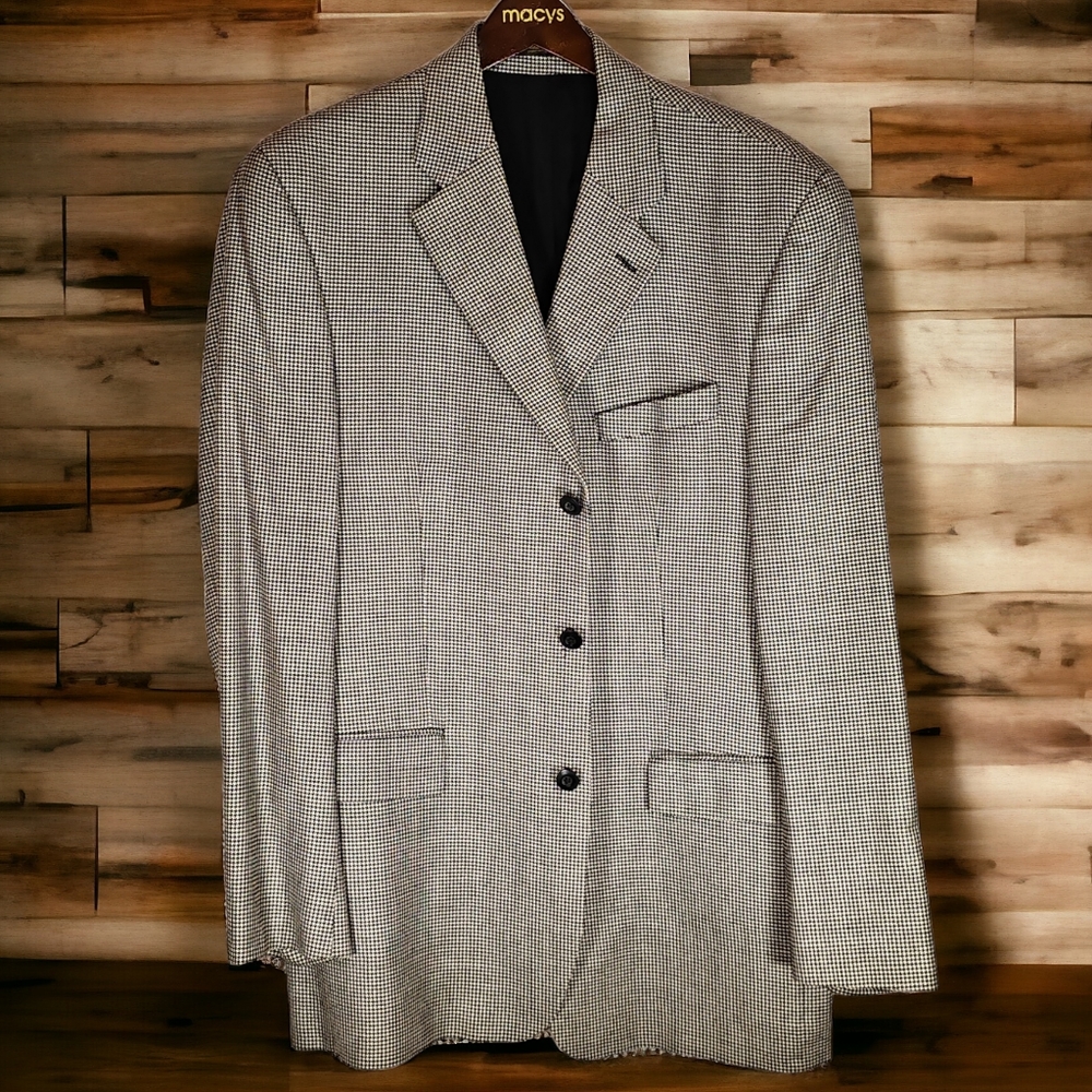 Vintage Kasper 42L Plaid Blazer